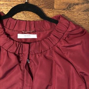 Vintage Prada Elegant Jacket in Gorgeous Burgundy